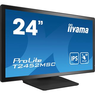24" (60,96cm) iiyama ProLite T2452MSC-B1 schwarz 1920x1080