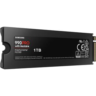1TB Samsung 990 PRO with Heatsink M.2 2280 PCIe 4.0 x4 3D-NAND TLC