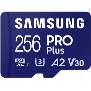 256GB Samsung Pro Plus microSD Up to 180MB/s Read and 130MB/s Write
