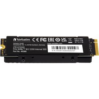 2TB Verbatim Vi7000G M.2 2280 PCIe 4.0 x4 3D-NAND TLC (49368)