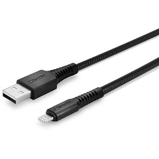 0.50m Lindy USB Typ A an Lightning Ladekabel verst&auml;rkt