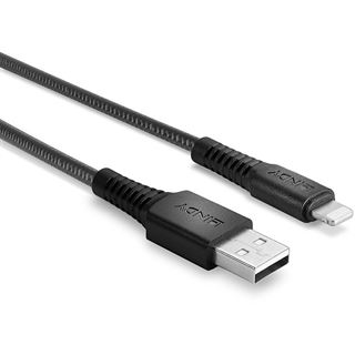 0.50m Lindy USB Typ A an Lightning Ladekabel verst&auml;rkt