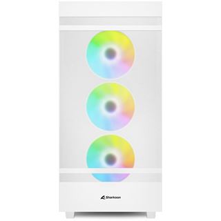 Sharkoon Rebel C50 RGB Midi Tower weiss