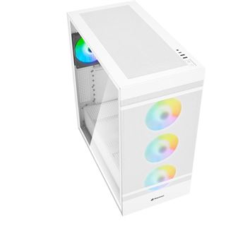 Sharkoon Rebel C50 RGB Midi Tower weiss