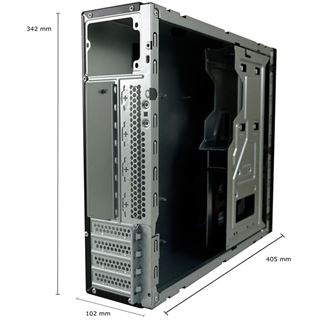 LC-Power LC-1406MB Mini Tower 400 Watt schwarz