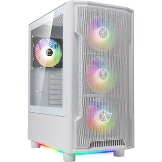 Gamdias Athena M6 Lite Midi Tower ohne Netzteil weiss