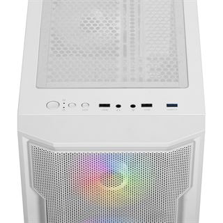 Gamdias Athena M6 Lite Midi Tower ohne Netzteil weiss