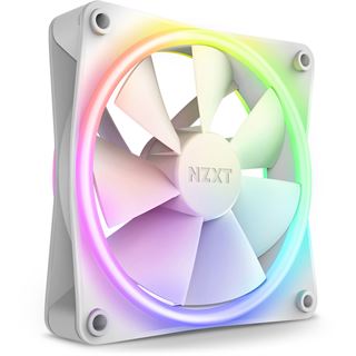 NZXT F Series F120 RGB 120x120x25mm 500-1800 U/min 29 dB(A) weiß