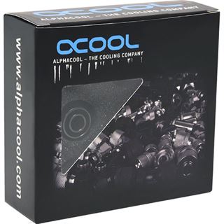 Alphacool TPV Metal 12,7/7,6mm Anschraubtülle G1/4, 6-Pack -