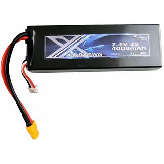 Amewi Zubehör LiPo Akku 2S 7,4V 4000mAh 45C Hardcase XT60