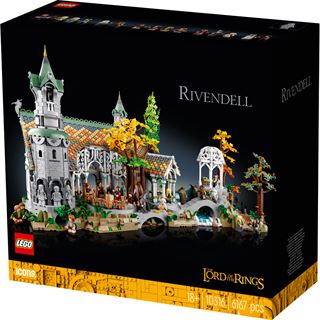 LEGO Icons 10316 DER HERR DER RINGE: BRUCHTAL, Großes Set