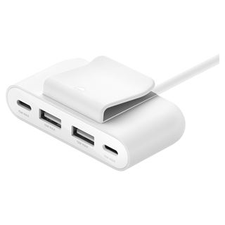 BELKIN 4-PORT USB SPLITTER 2XUSB-C 2XUSB-A MAX. 30W 2M CABLE WHITE
