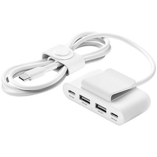 BELKIN 4-PORT USB SPLITTER 2XUSB-C 2XUSB-A MAX. 30W 2M CABLE WHITE