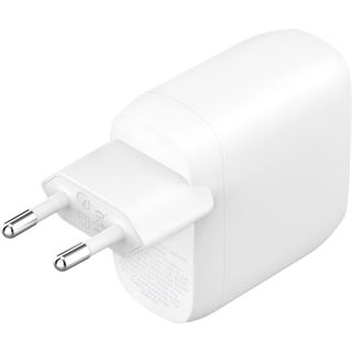 BELKIN 60W DUAL USB-C CHARGER WITH POWER DELIVERY WHITE