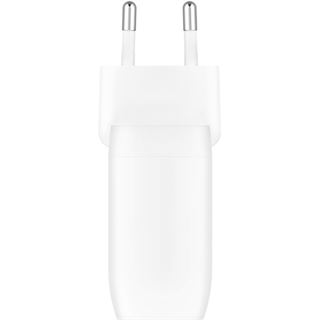 BELKIN 60W DUAL USB-C CHARGER WITH POWER DELIVERY WHITE