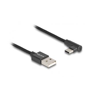 0.50m Delock USB 2.0 Kabel Typ-A Stecker zu USB Type-C Stecker