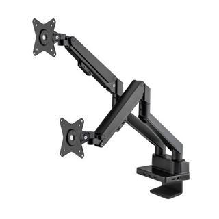 Manhattan Alu 2-Monitorhalterung 17-32" + 8-in1-Dockingst.