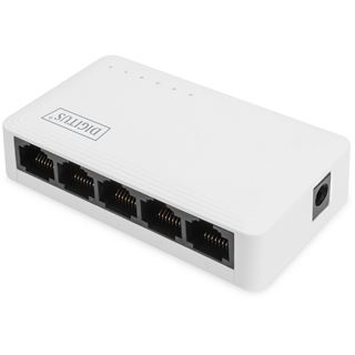 Digitus Switch 5-Port Gigabit Unmanaged wei&szlig;