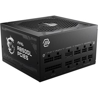 850 Watt MSI MAG A850GL PCIE5 Modular 80+ Gold