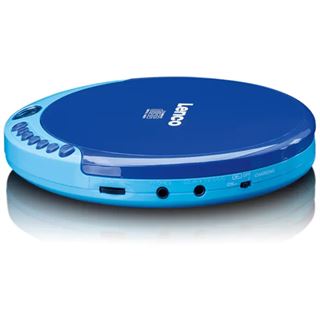 Lenco CD-011 Portabler CD-Player m. Ladefunktion blau