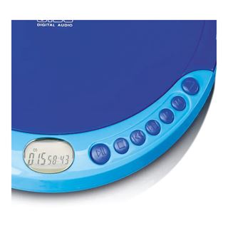 Lenco CD-011 Portabler CD-Player m. Ladefunktion blau