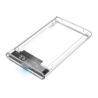 LogiLink Festplattengehäuse 2,5" transparent USB 3.0