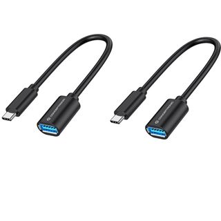 Conceptronic Adapter USB-C -> USB-A 3.0 OTG 2er-Pack gr