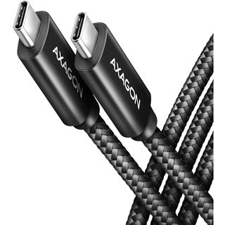 AXAGON USB-C zu USB-C 2.0, 2 m, Ladekabel PD 240 W 5 A BUCM2-CM20AB