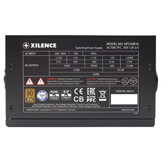 550 Watt Xilence Gaming Series XP550R10 80+ Bronze