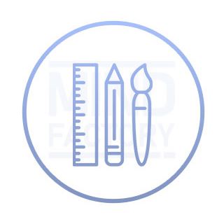 STAEDTLER Fineliner triplus blau 4er-Set retail