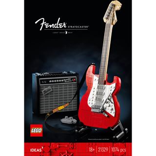 LEGO Ideas 21329 Fender Stratocaster Gitarren-Bauset