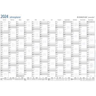 Staedtler Jahresplaner Lumocolor year planner 2024 A3 Format