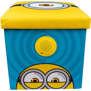 ThumbsUp! Aufbewahrungsbox Minions inkl. Lautsprecher blau