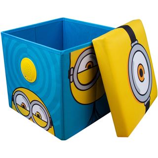 ThumbsUp! Aufbewahrungsbox Minions inkl. Lautsprecher blau