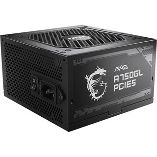 750 Watt MSI MAG A750GL PCIE5 Modular 80+ Gold, Bulk Artikel /