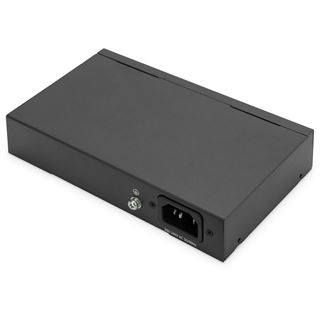 Digitus Switch 8+2Port 10/100 30W FE PoE Unmanaged schwa