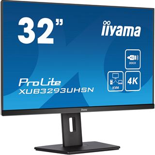 31.5" (80,01cm) iiyama ProLite XUB3293UHSN-B5 schwarz 3840x2160