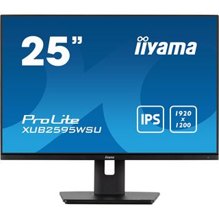 25" (63,50cm) iiyama ProLite XUB2595WSU-B5 schwarz 1920x1200