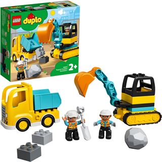 LEGO DUPLO 10931 Bagger und Laster, kreatives Spielzeug