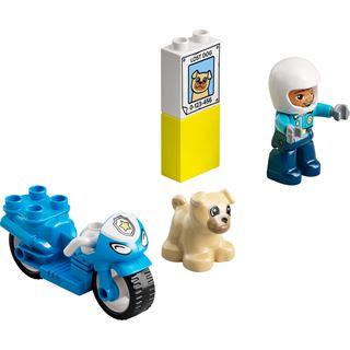 LEGO DUPLO 10967 Polizeimotorrad, Motorikspielzeug für