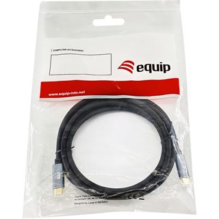 2.00m Equip USB Kabel 3.2 C -> C St/St 2.00m 5A schwarz