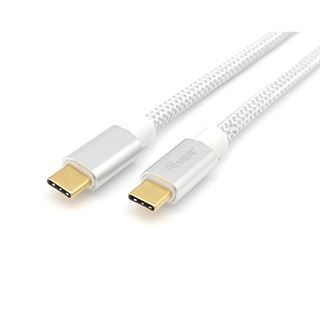 2.00m Equip USB Kabel 3.2 C -> C St/St 2.00m 5A wei&szlig;