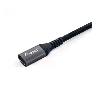 1.00m Equip USB Kabel 3.2 C -> C Verl. St/St 1.00m 5A sw