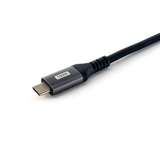 1.00m Equip USB Kabel 2.0 C -> C wink. St/St 1.00m 5A 480Mbps sw