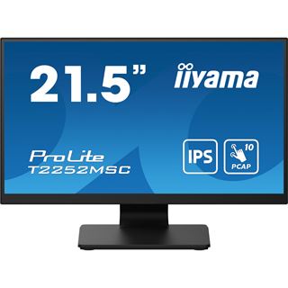 21.45" (54,48cm) iiyama ProLite T2252MSC-B2 schwarz 1920x1080