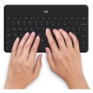 Logitech Keys-To-Go Bluetooth Russisch schwarz (kabellos)