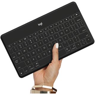 Logitech Keys-To-Go Bluetooth Russisch schwarz (kabellos)