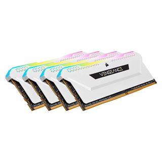 32GB Corsair Vengeance RGB PRO SL wei&szlig; DDR4-3600 DIMM CL18 Quad