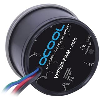 Alphacool Eisbecher Aurora D5 Acetal/Glas - 150mm mit D5 VPP655 PWM