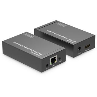 Digitus HDMI IP Extender Set HDMI 120m Full HD schwarz